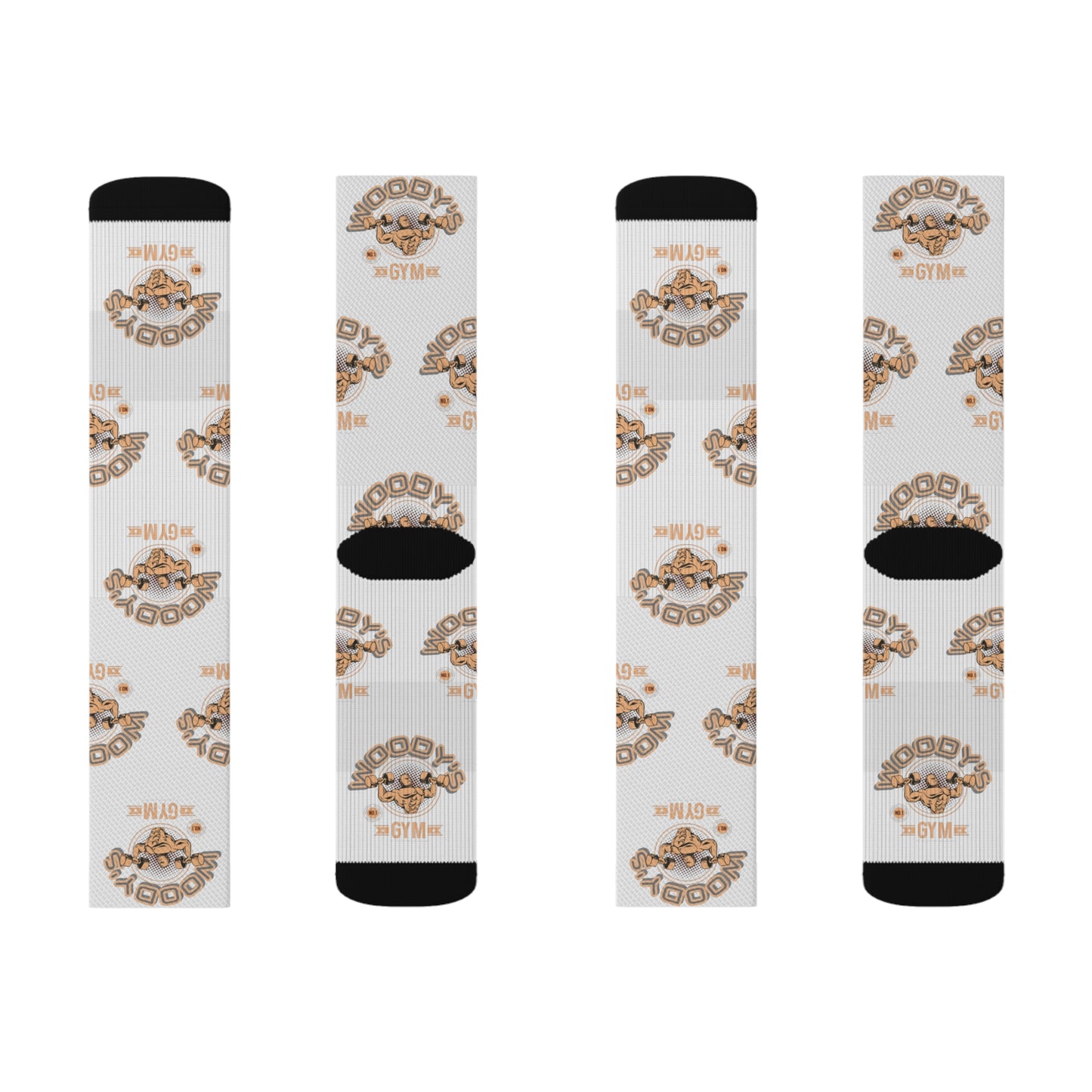 Woody's Gym Sublimation Socks