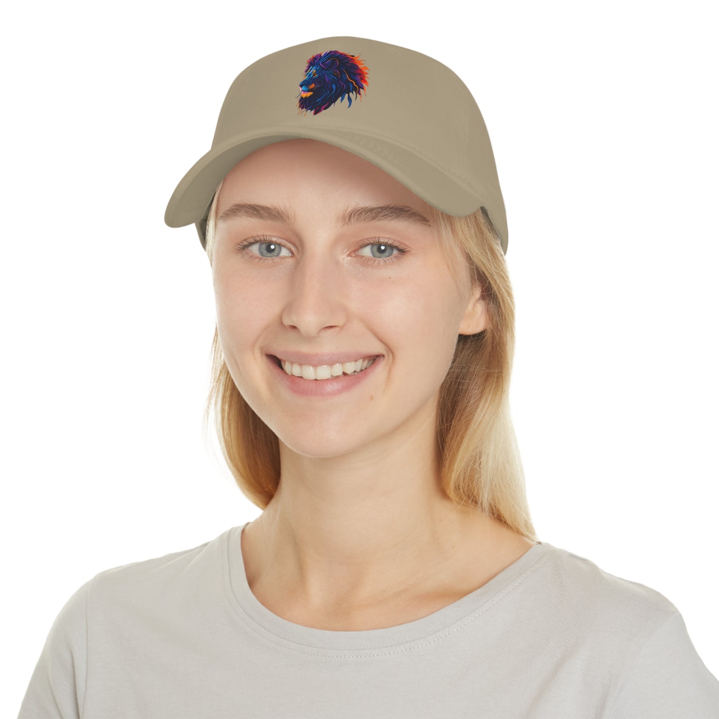 Colorful Lion Low Profile Baseball Cap