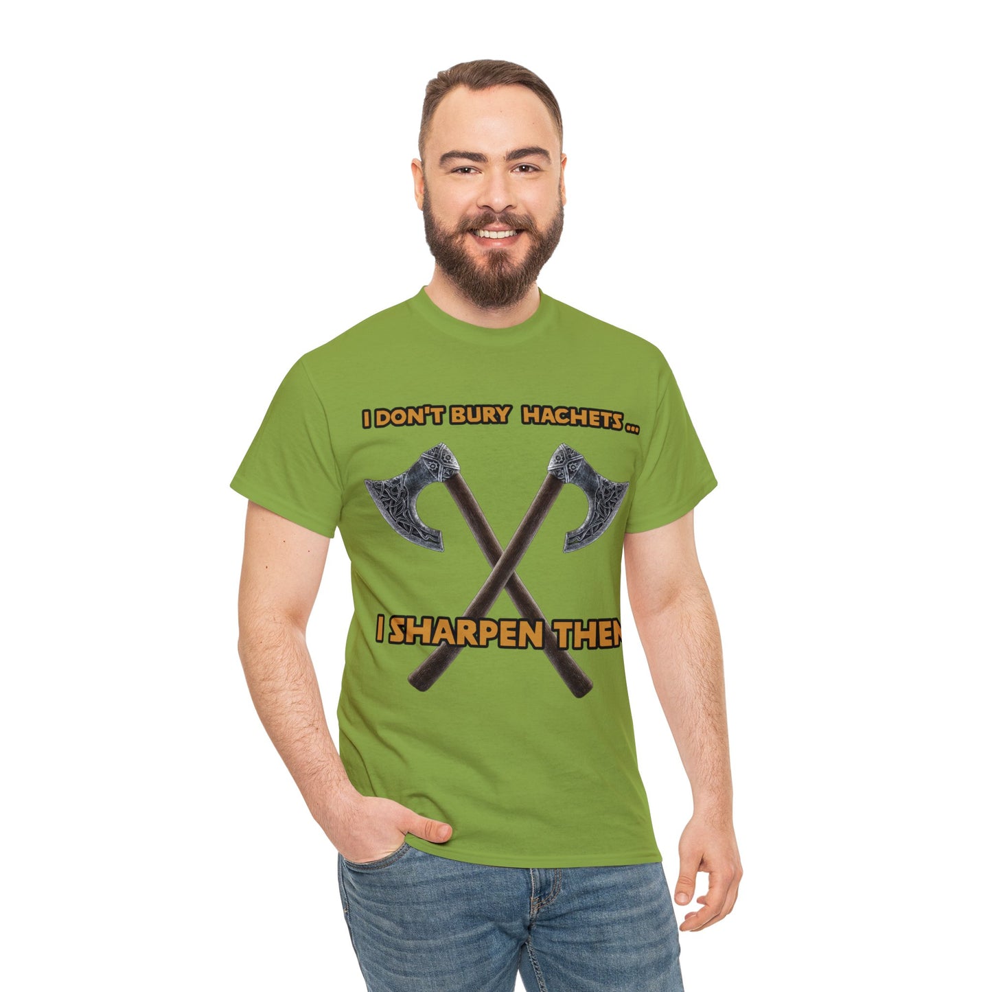 Bury the hatchet Unisex Heavy Cotton Tee