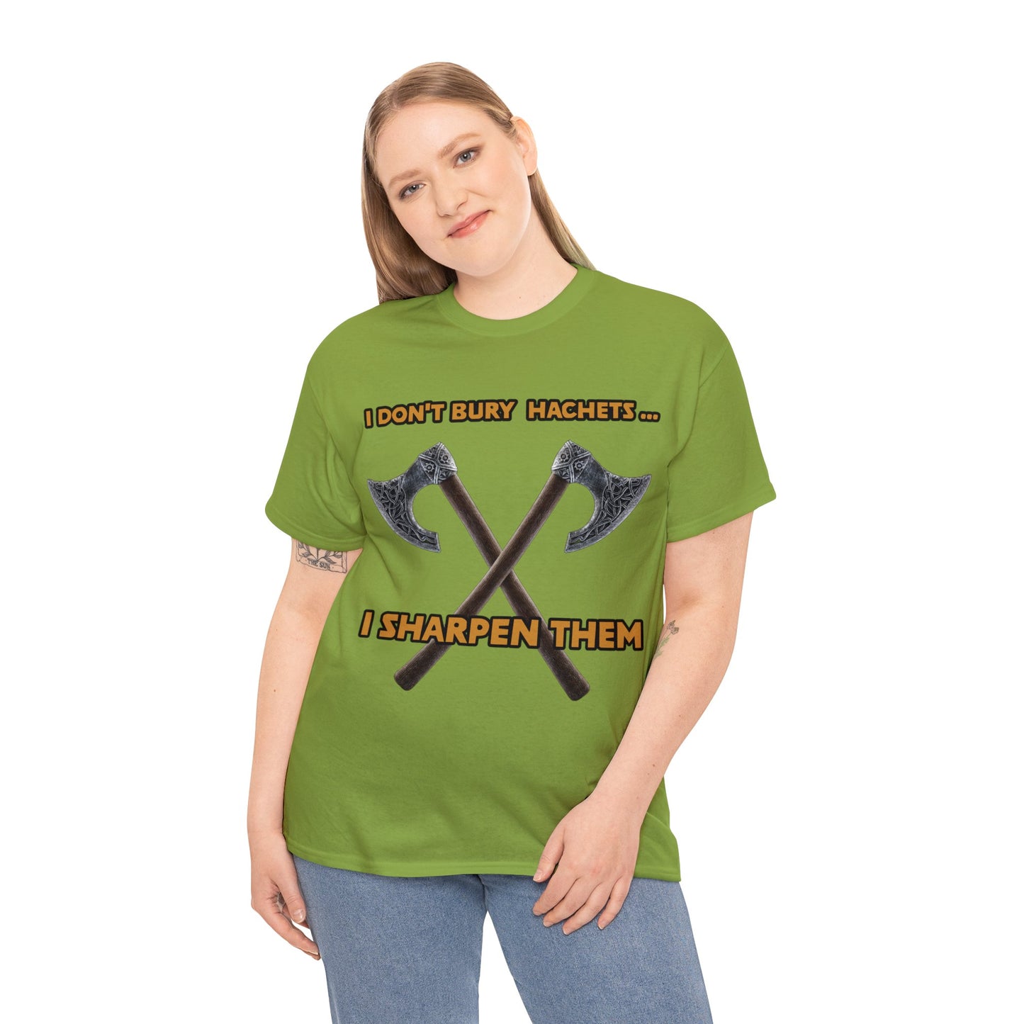 Bury the hatchet Unisex Heavy Cotton Tee