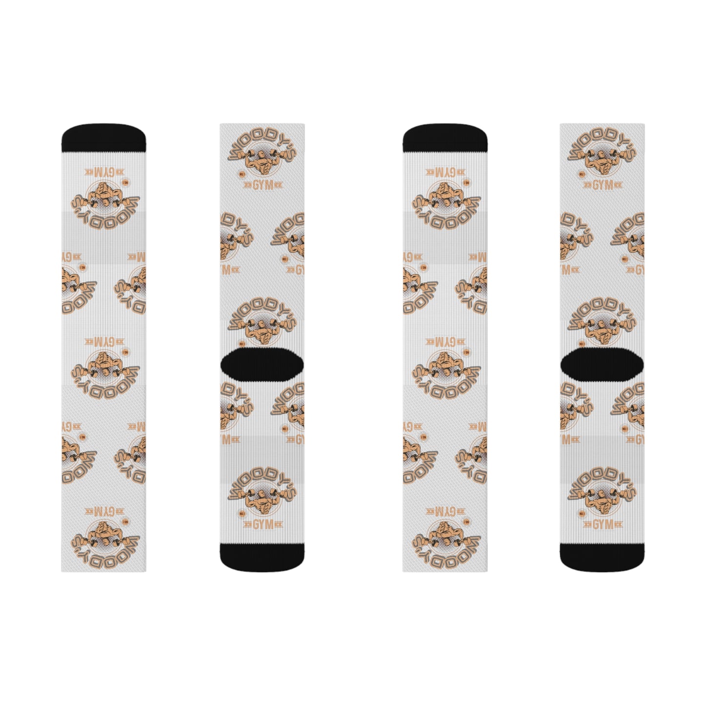 Woody's Gym Sublimation Socks