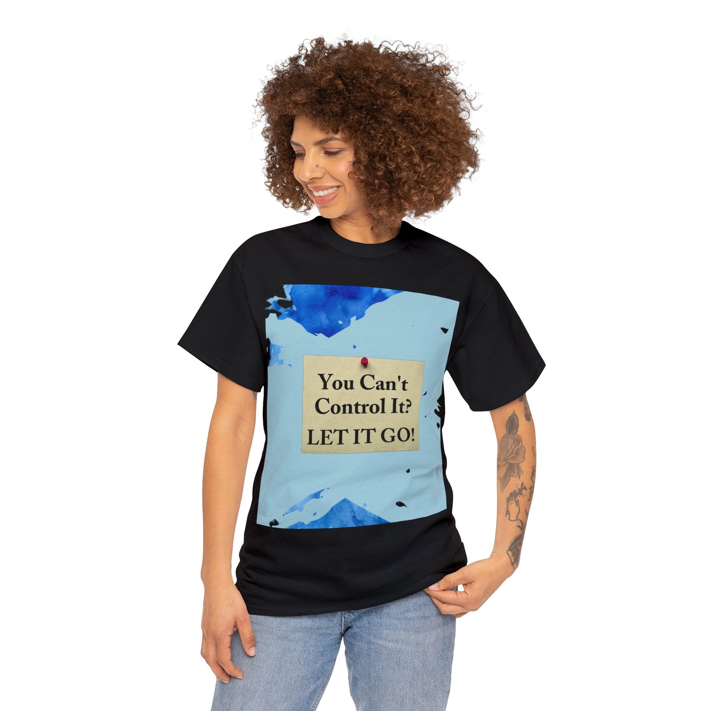 let it go Unisex Heavy Cotton Tee