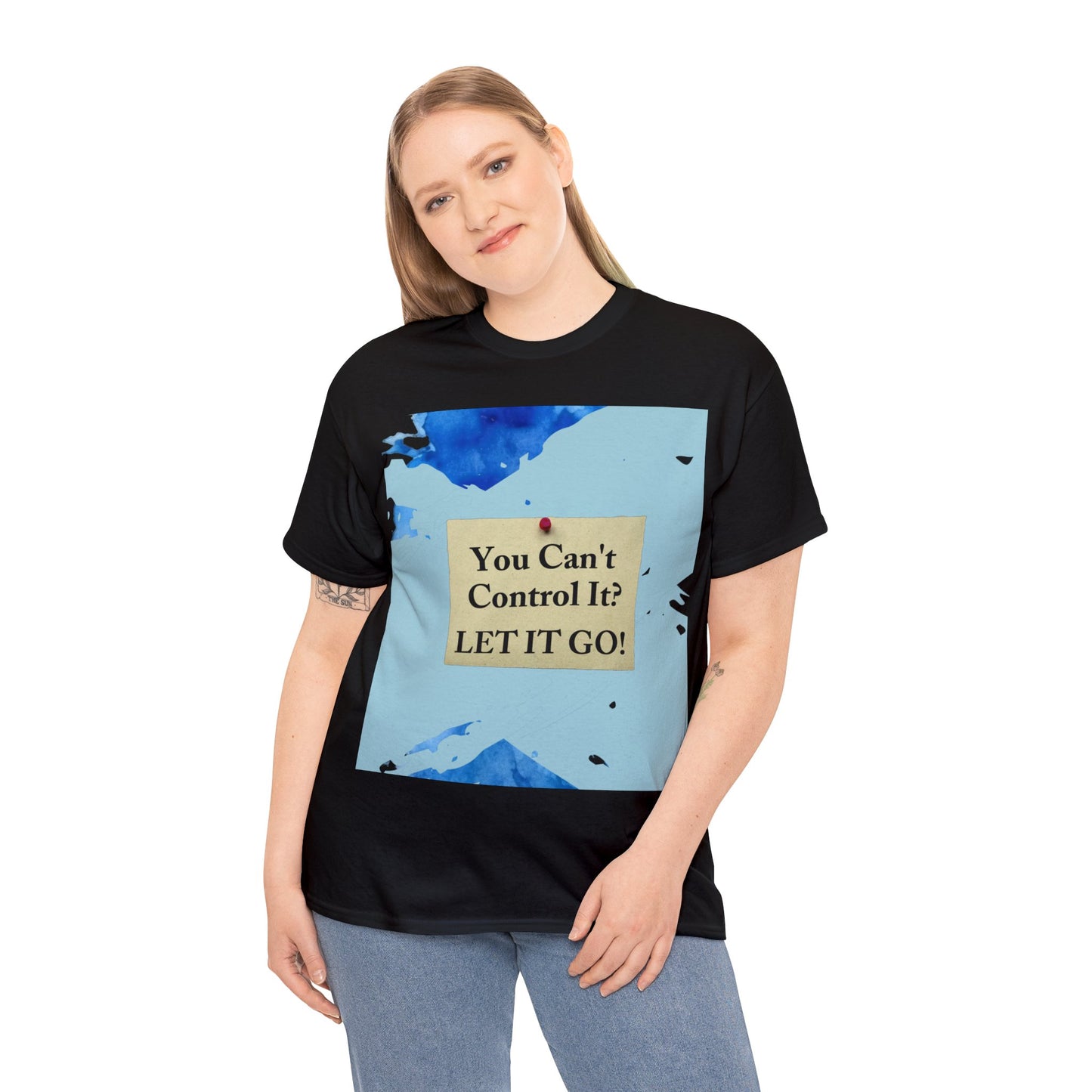 let it go Unisex Heavy Cotton Tee