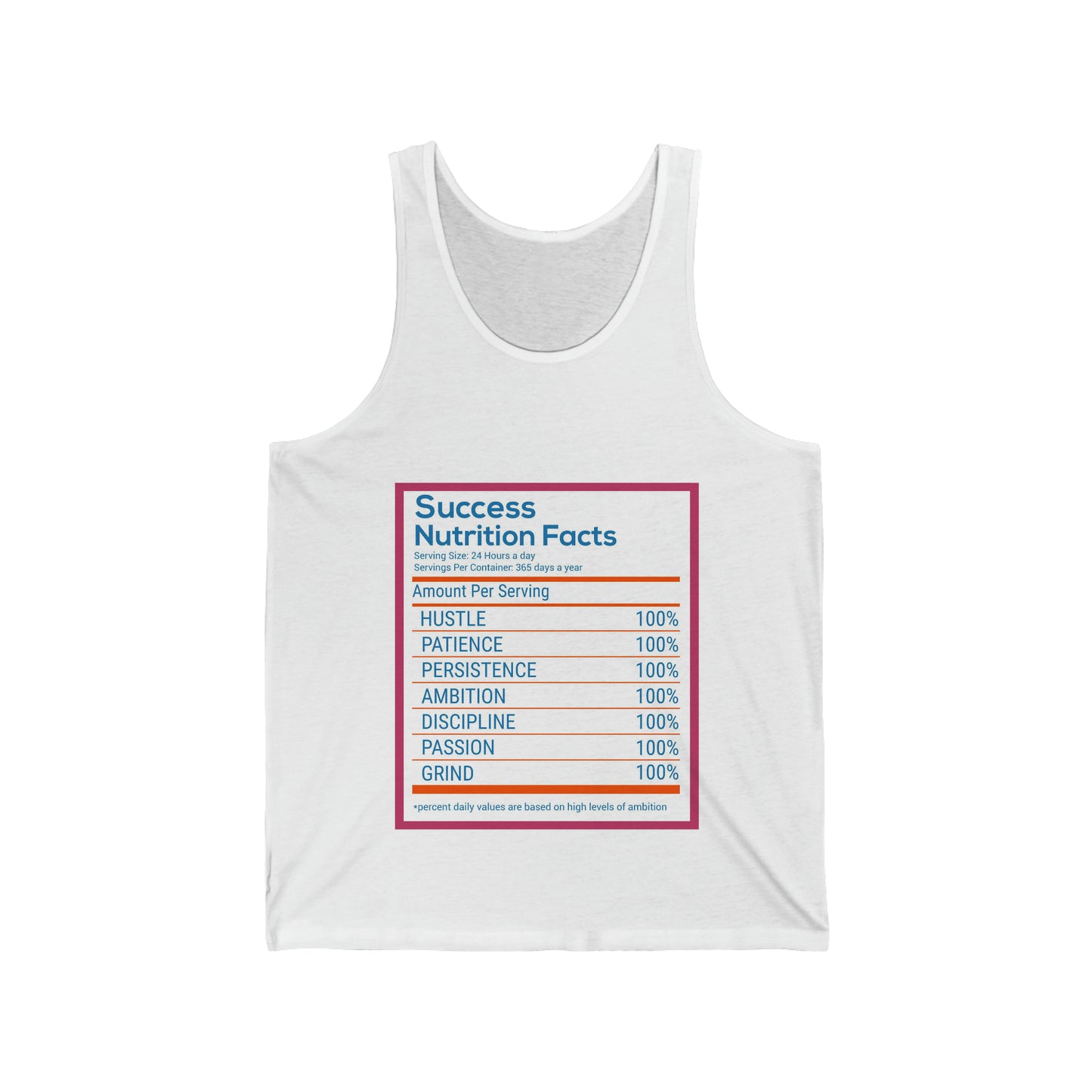 Facts Unisex Jersey Tank