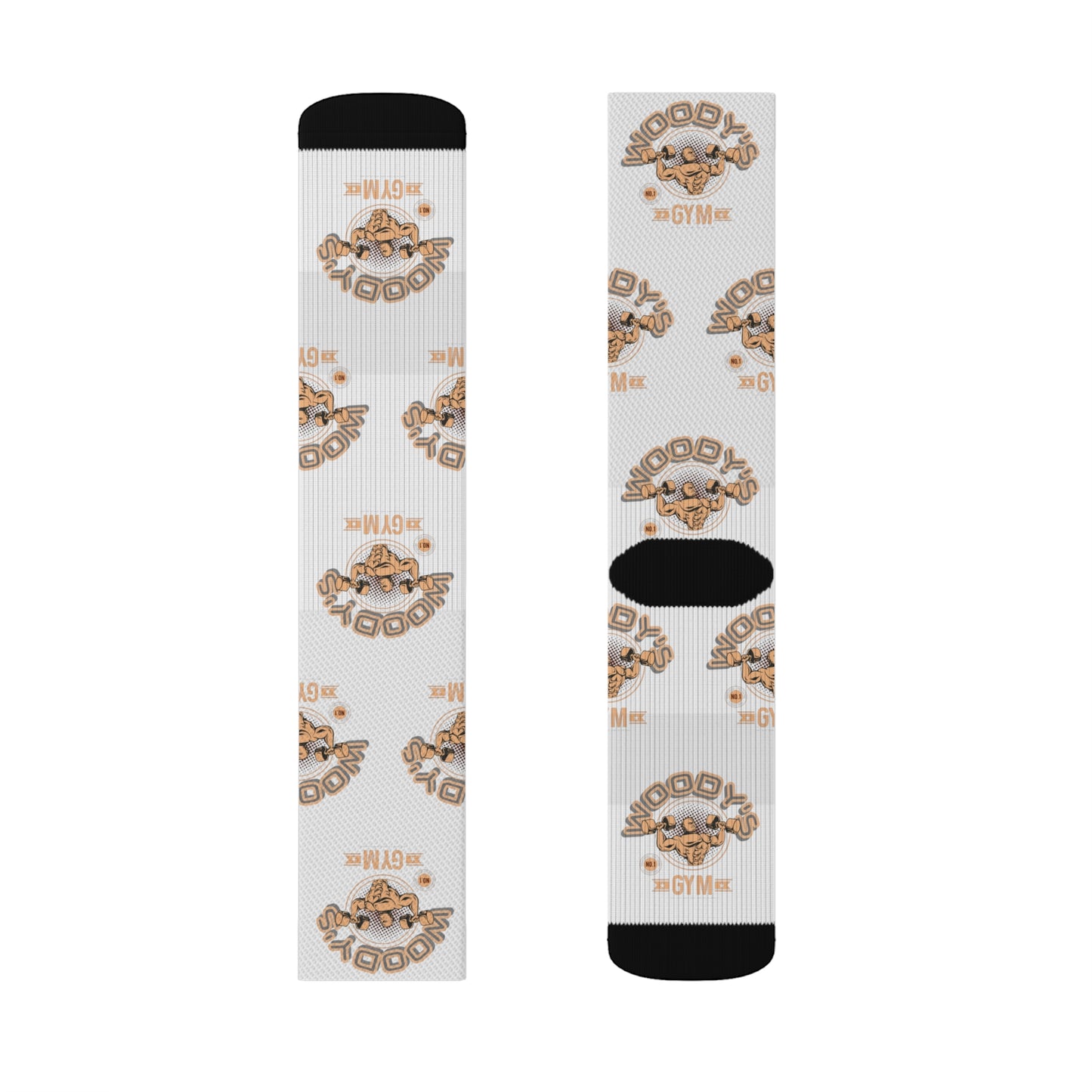 Woody's Gym Sublimation Socks