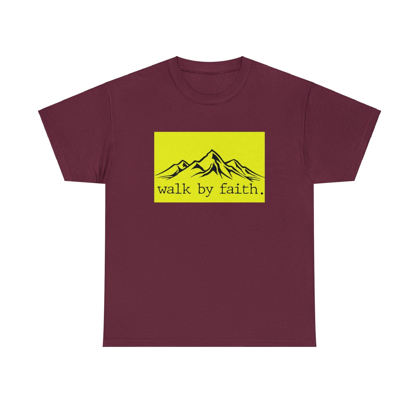 Walk by Faith Unisex Heavy Cotton Tee