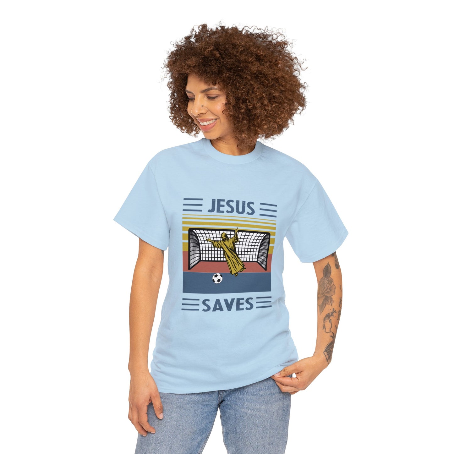 Jesus Saves Unisex Heavy Cotton Tee