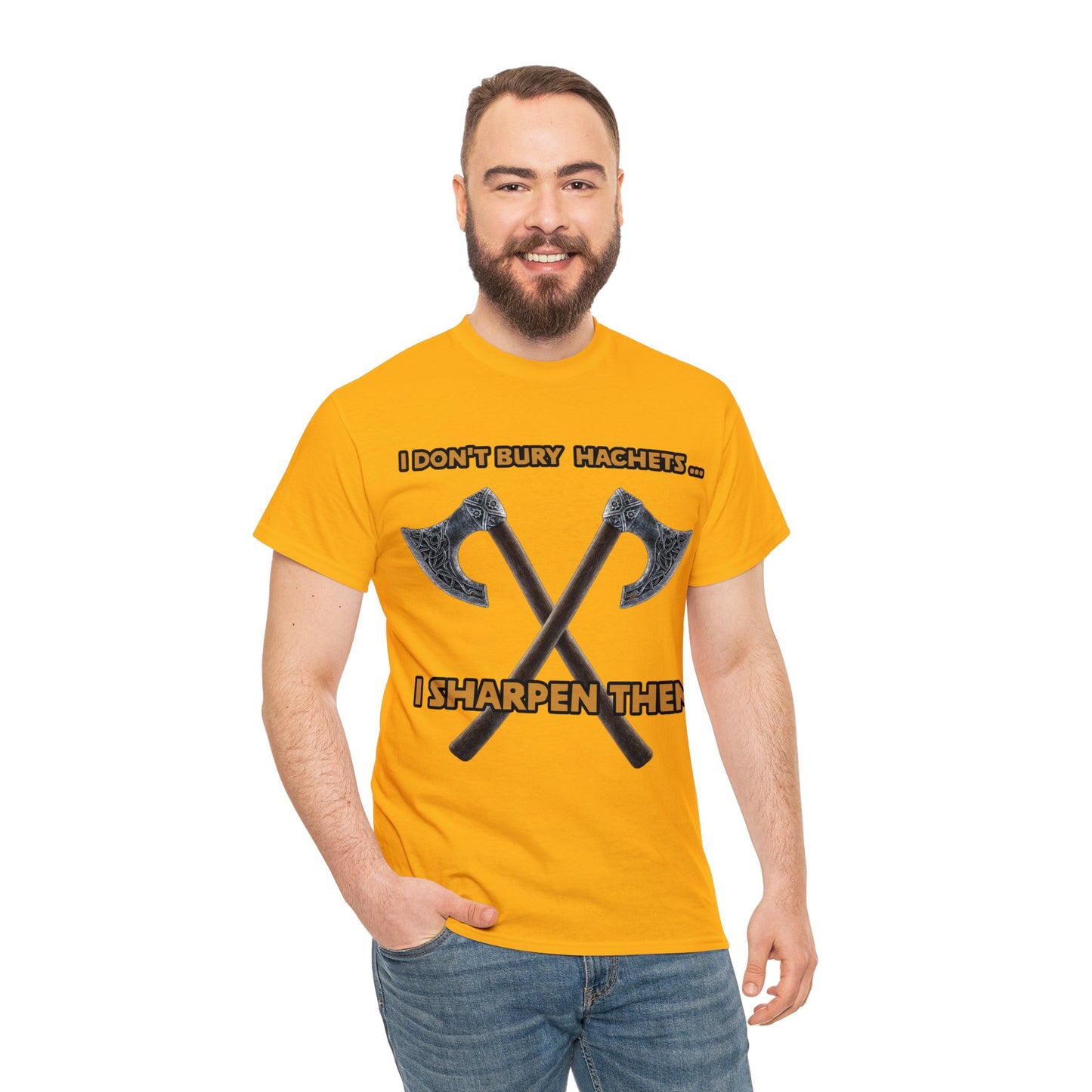 Bury the hatchet Unisex Heavy Cotton Tee