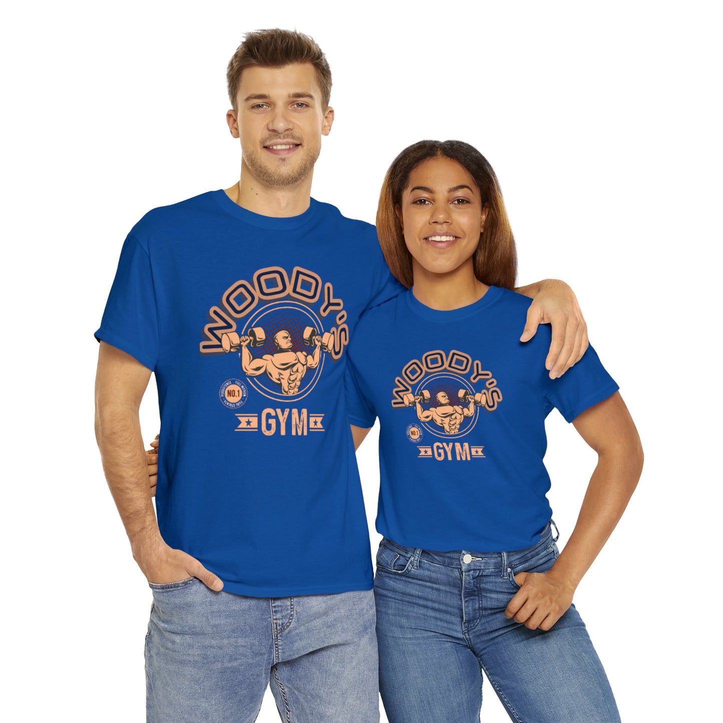 Woody's Gym Unisex Heavy Cotton Tee