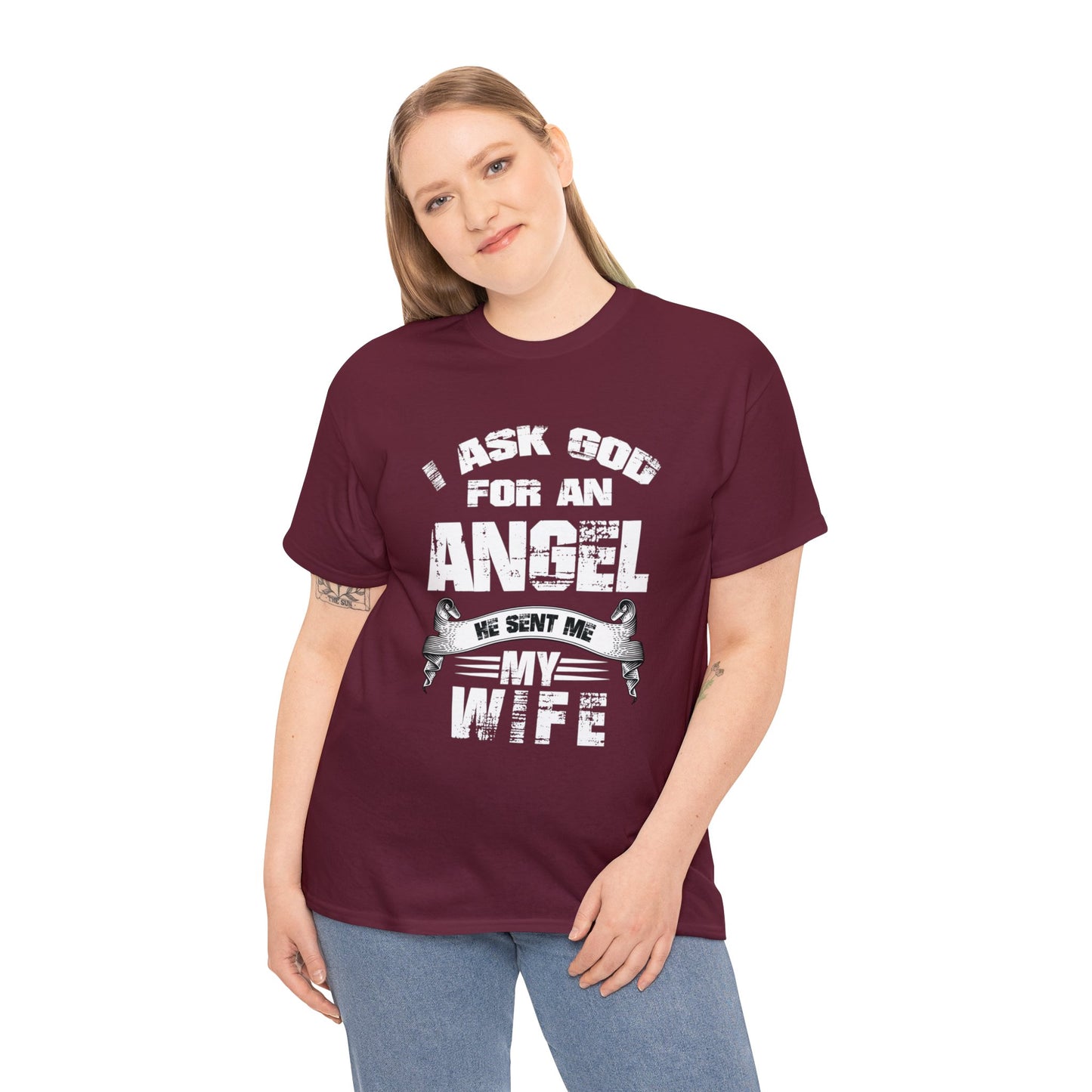 Wife Angel Unisex Heavy Cotton Tee