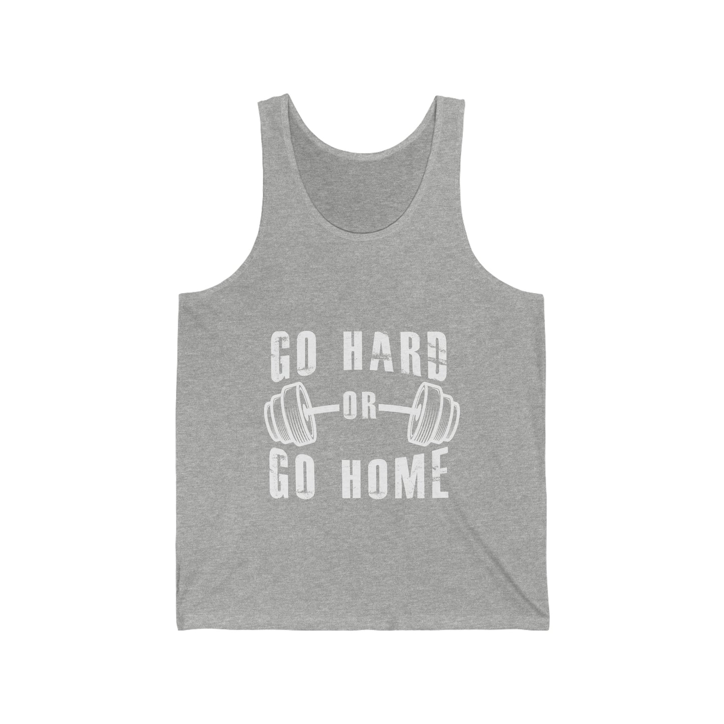 Go Hard Unisex Jersey Tank