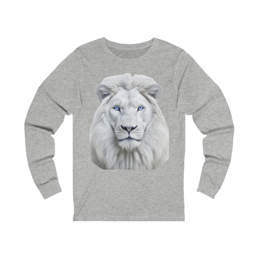 White Lion Unisex Jersey Long Sleeve Tee