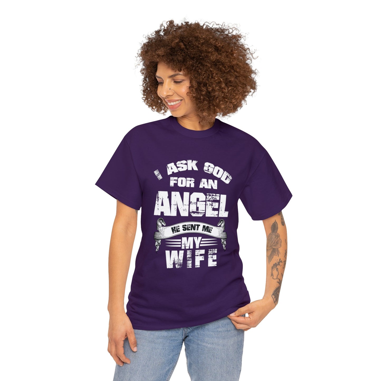 Wife Angel Unisex Heavy Cotton Tee