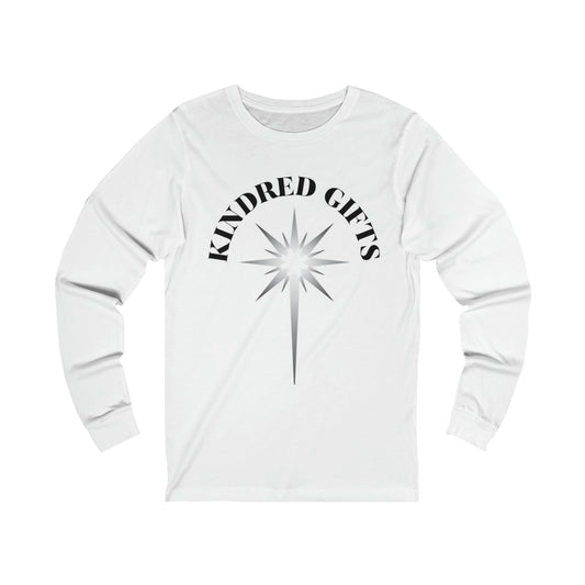 Kindred Gifts Unisex Jersey Long Sleeve Tee (White)