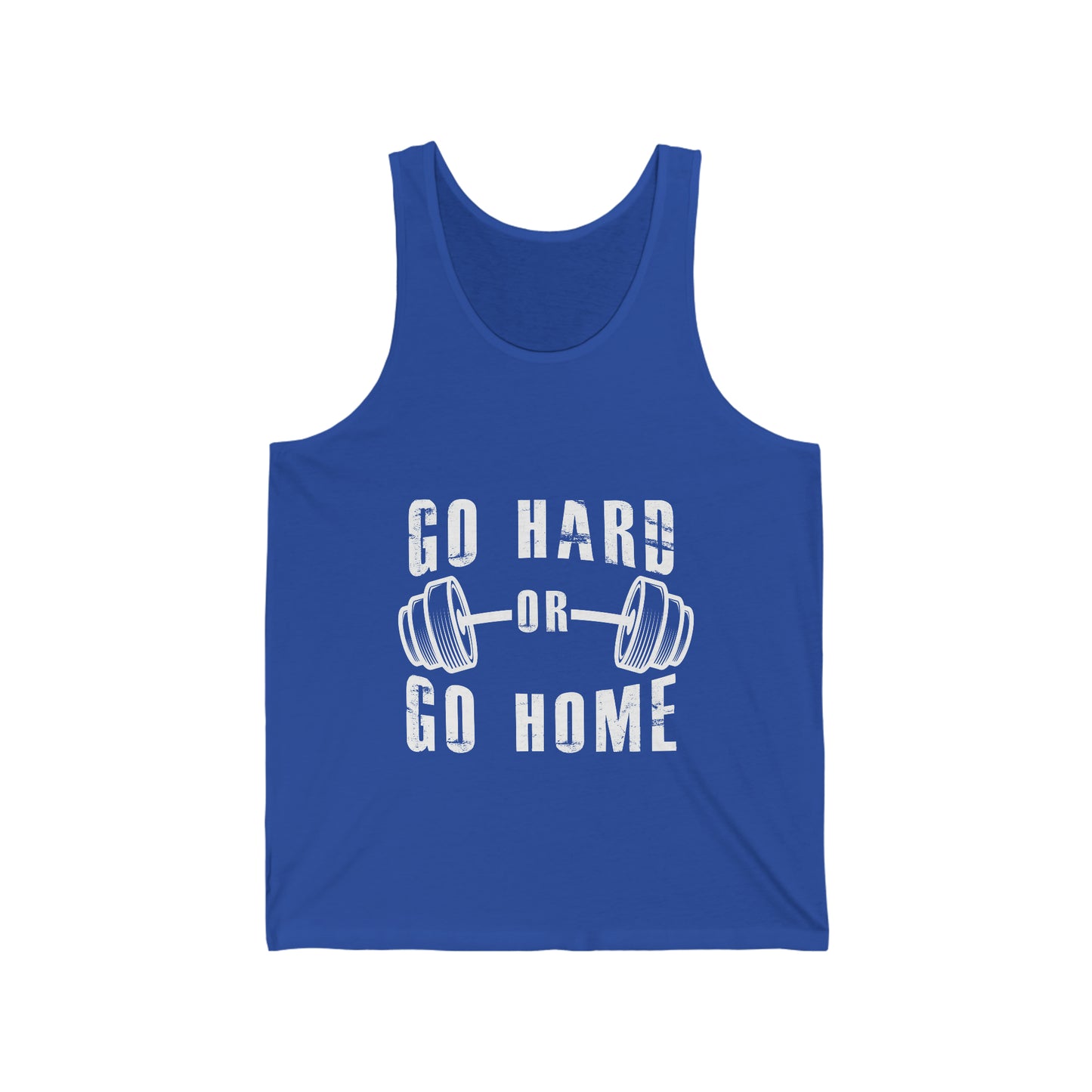 Go Hard Unisex Jersey Tank