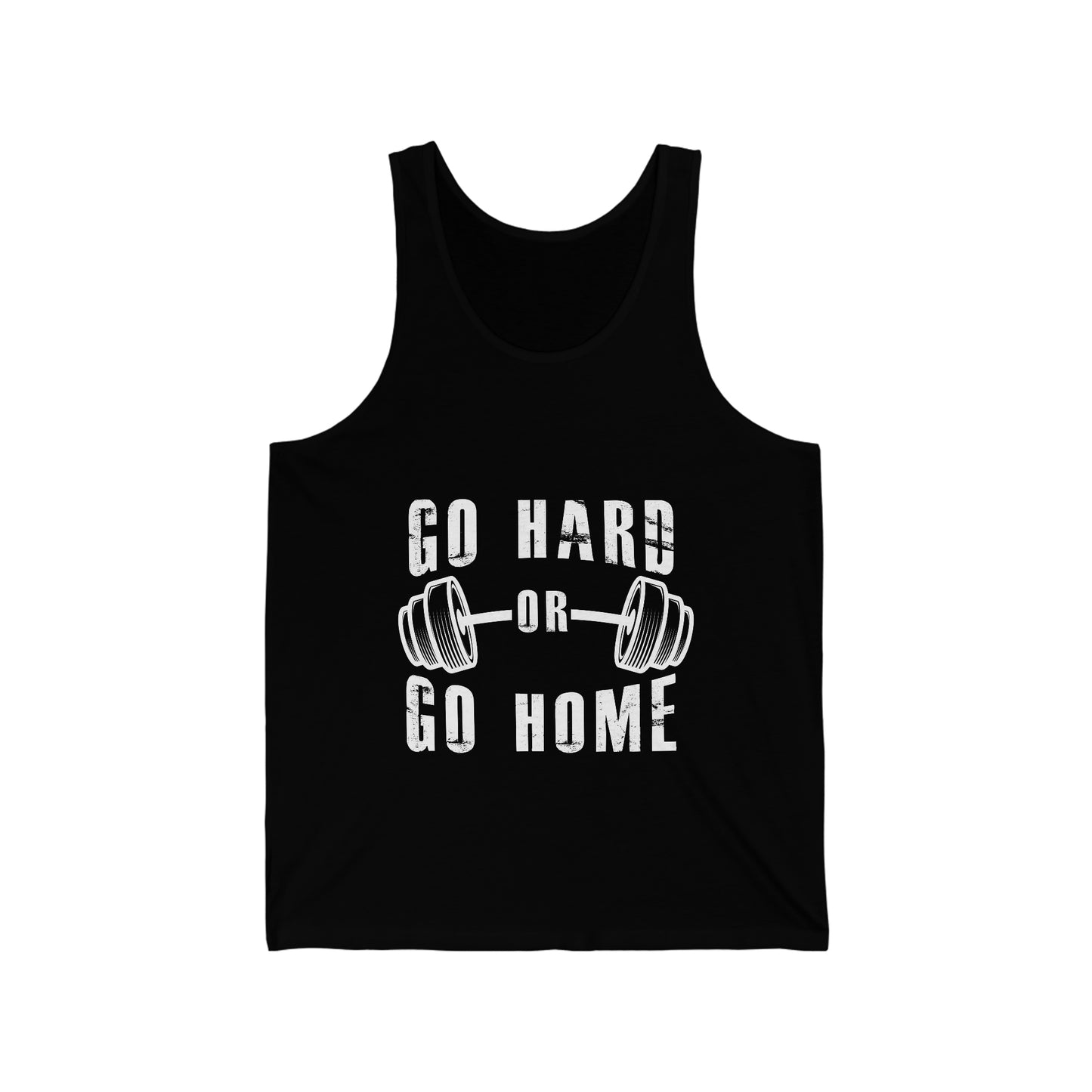 Go Hard Unisex Jersey Tank