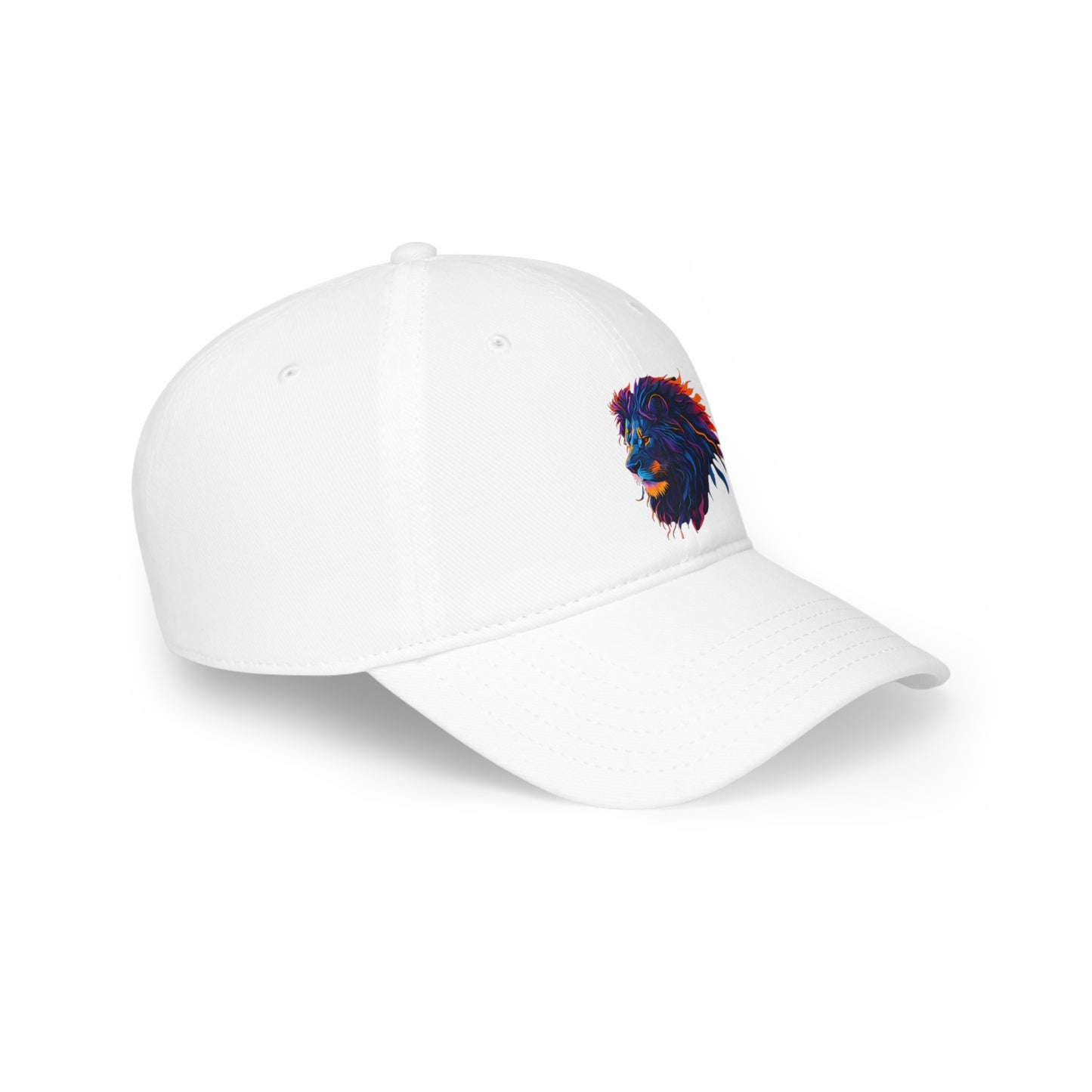 Colorful Lion Low Profile Baseball Cap