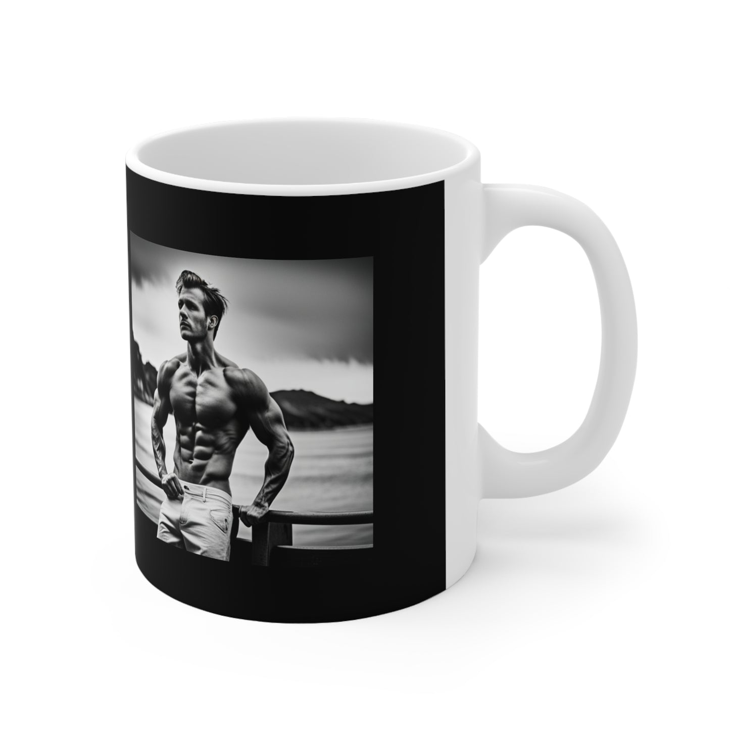 World's Greatest Dad Ceramic Mug 11oz Muscle 1