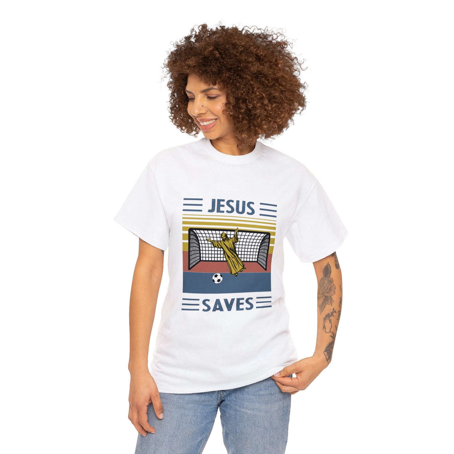 Jesus Saves Unisex Heavy Cotton Tee