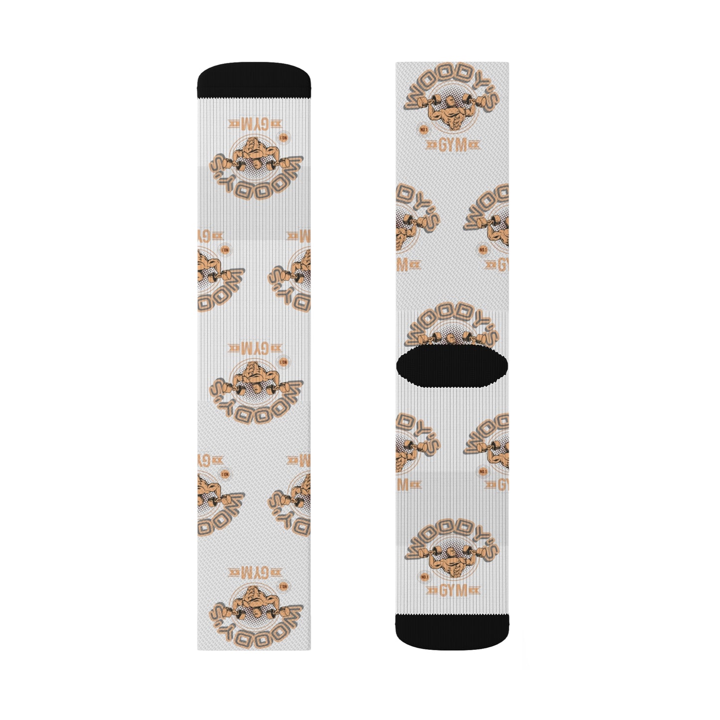 Woody's Gym Sublimation Socks