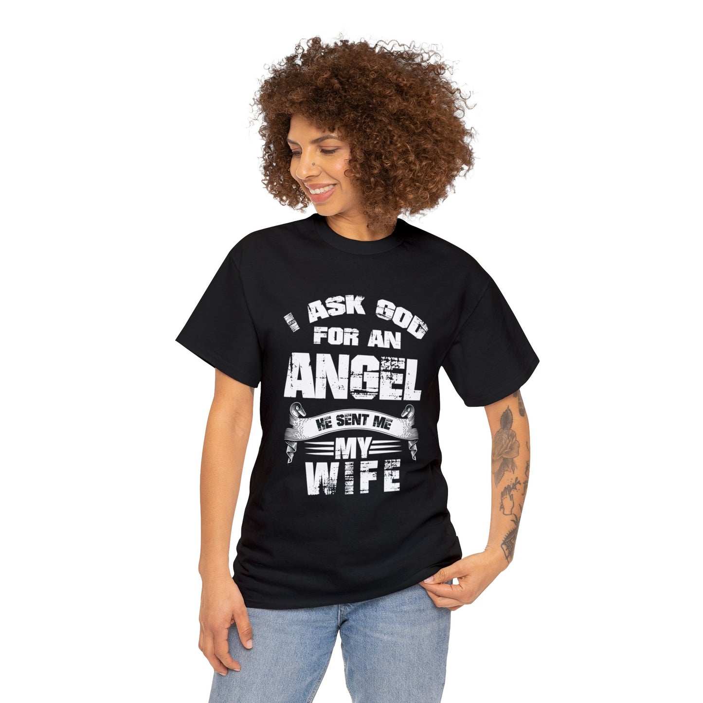 Wife Angel Unisex Heavy Cotton Tee