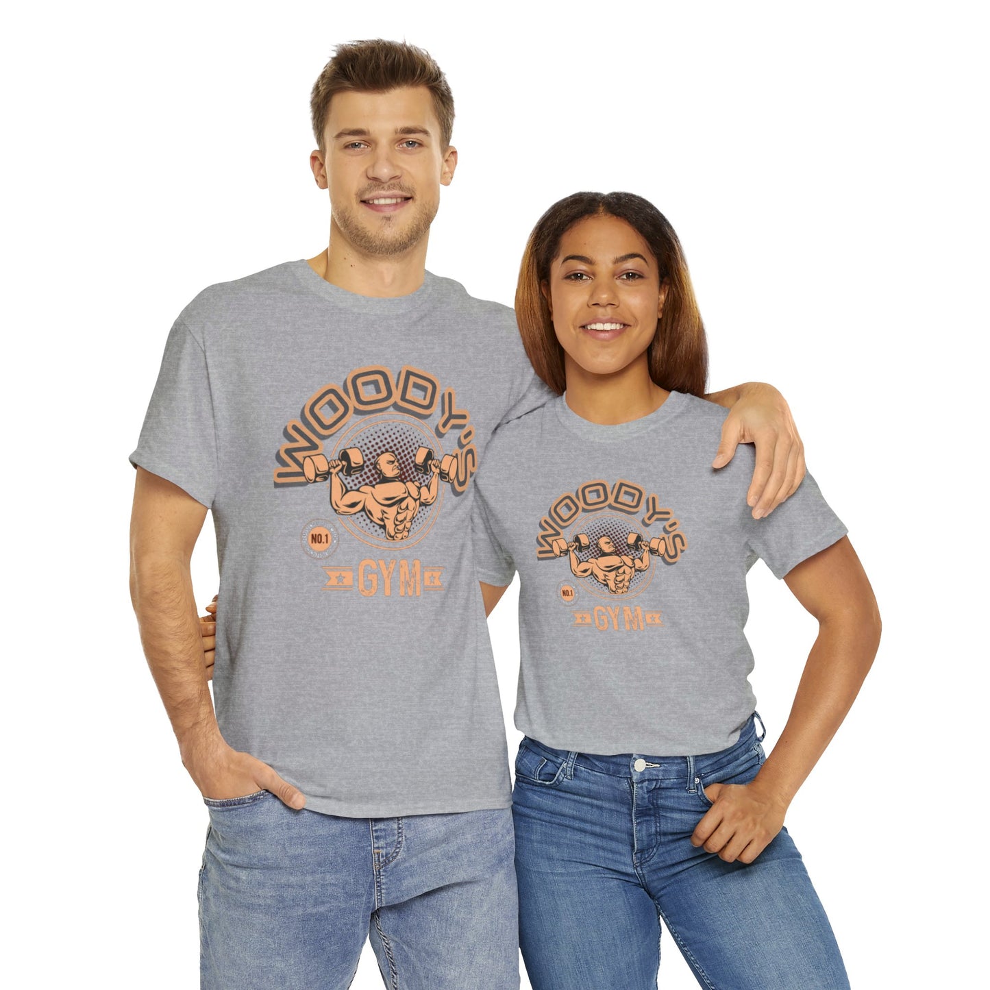 Woody's Gym Unisex Heavy Cotton Tee