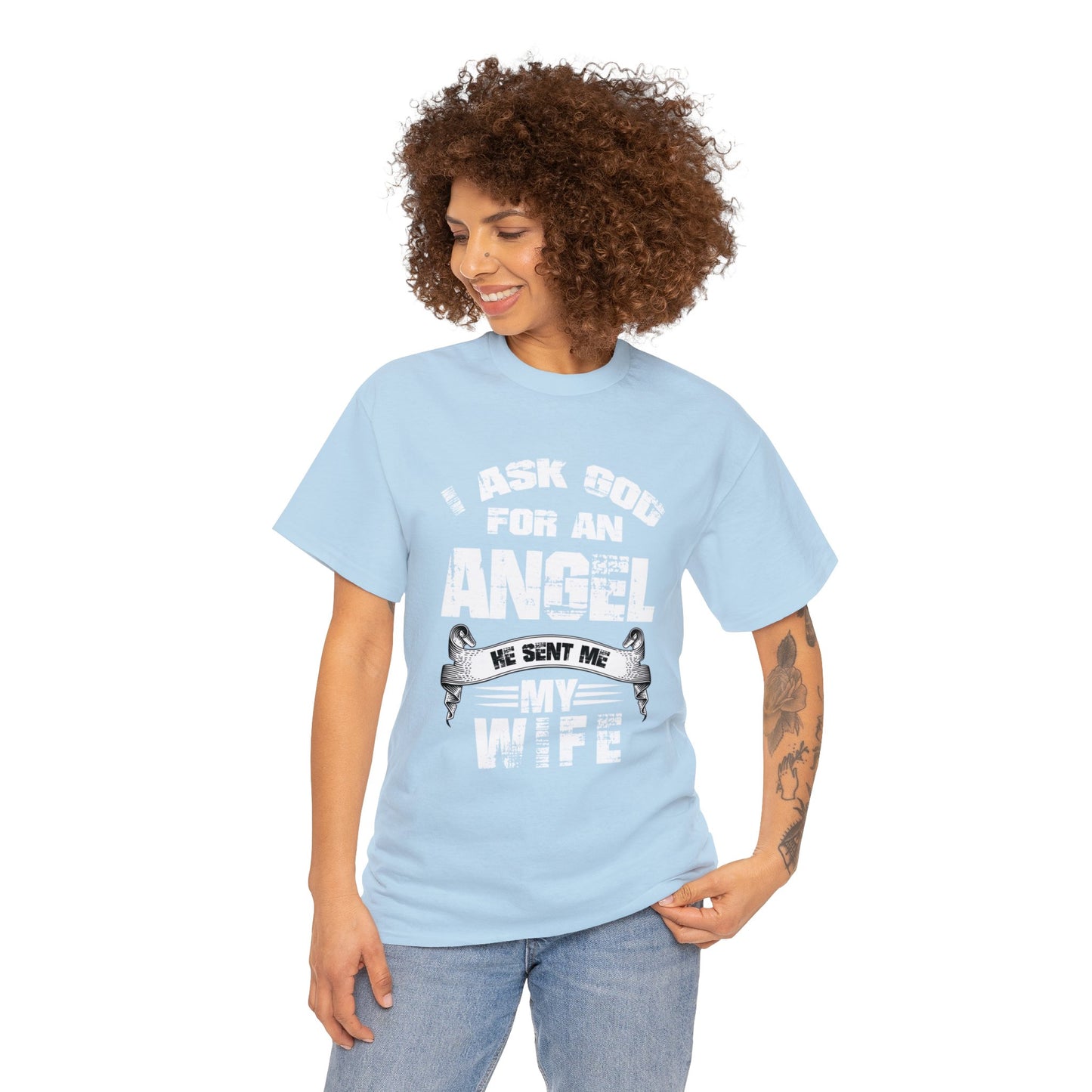 Wife Angel Unisex Heavy Cotton Tee