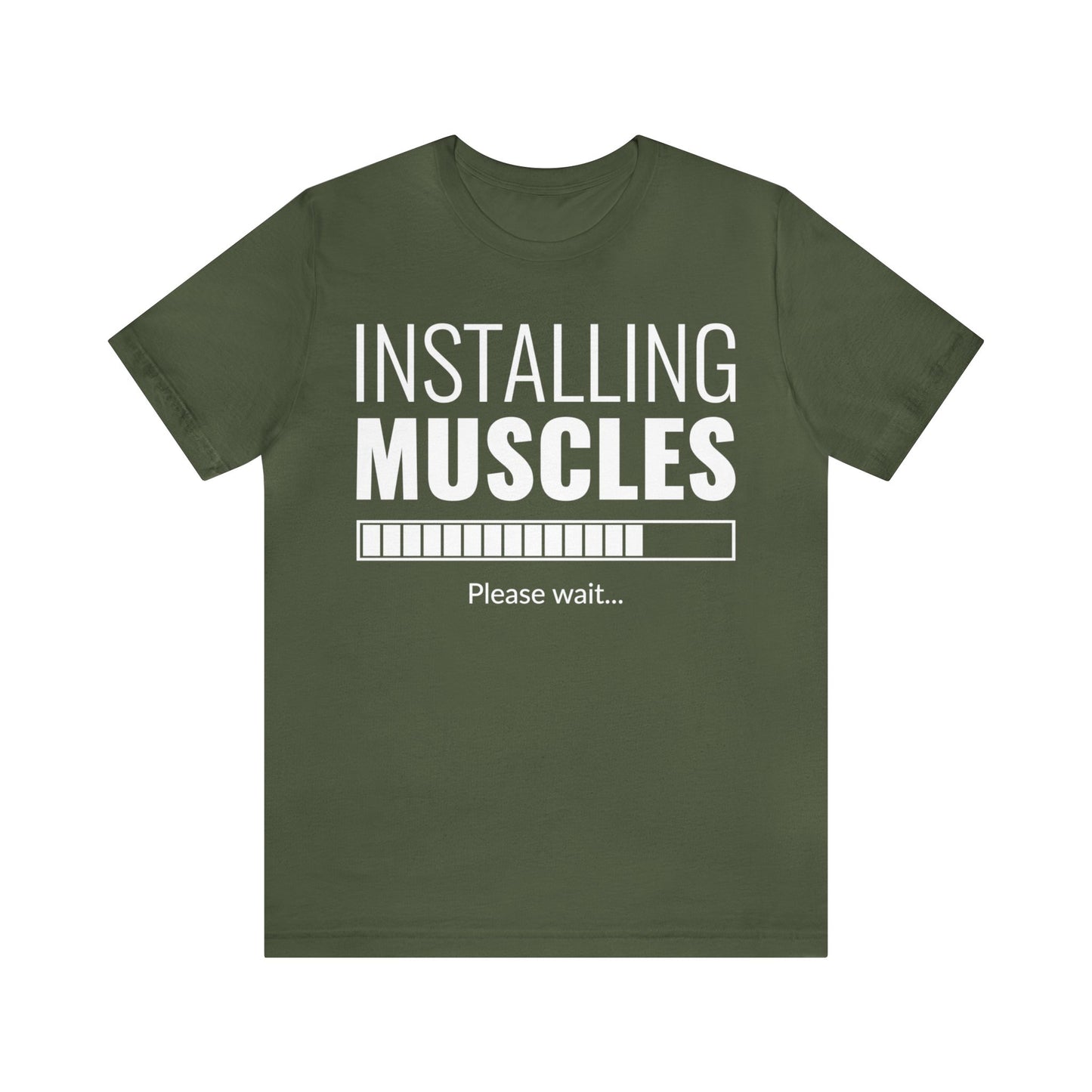 Installing Muscle Unisex Jersey Short Sleeve Tee