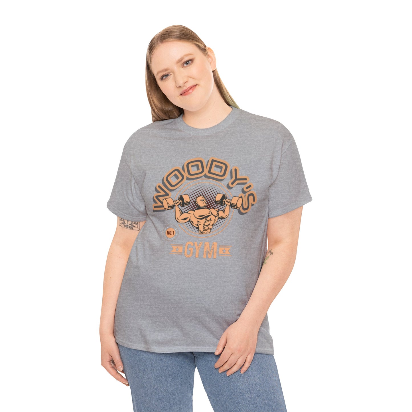 Woody's Gym Unisex Heavy Cotton Tee