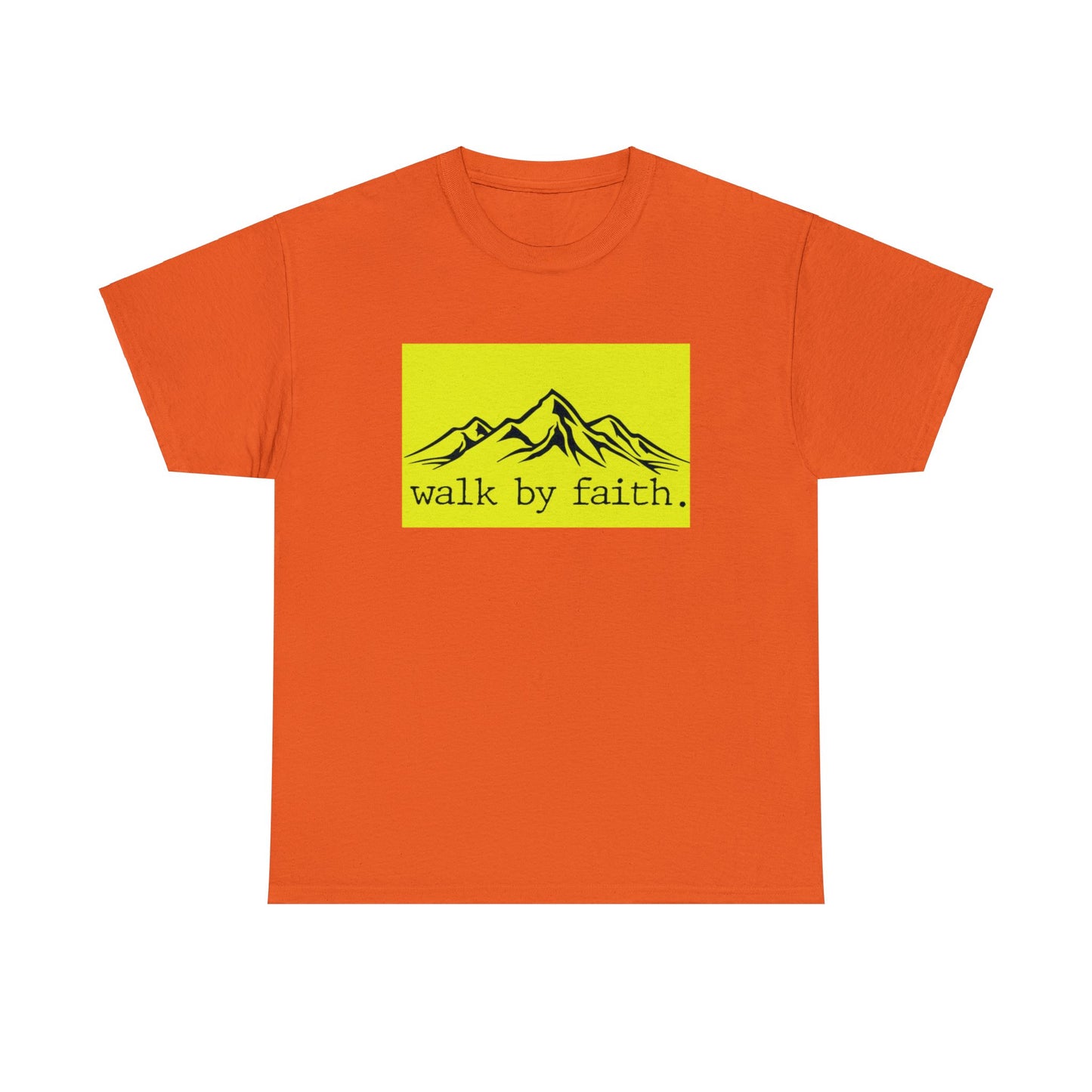 Walk by Faith Unisex Heavy Cotton Tee