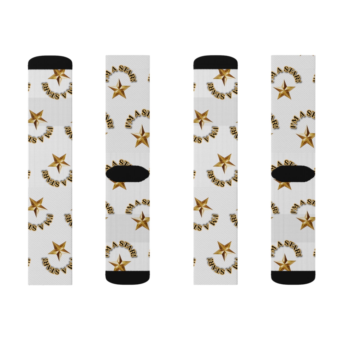 I'm A Star Sublimation Socks