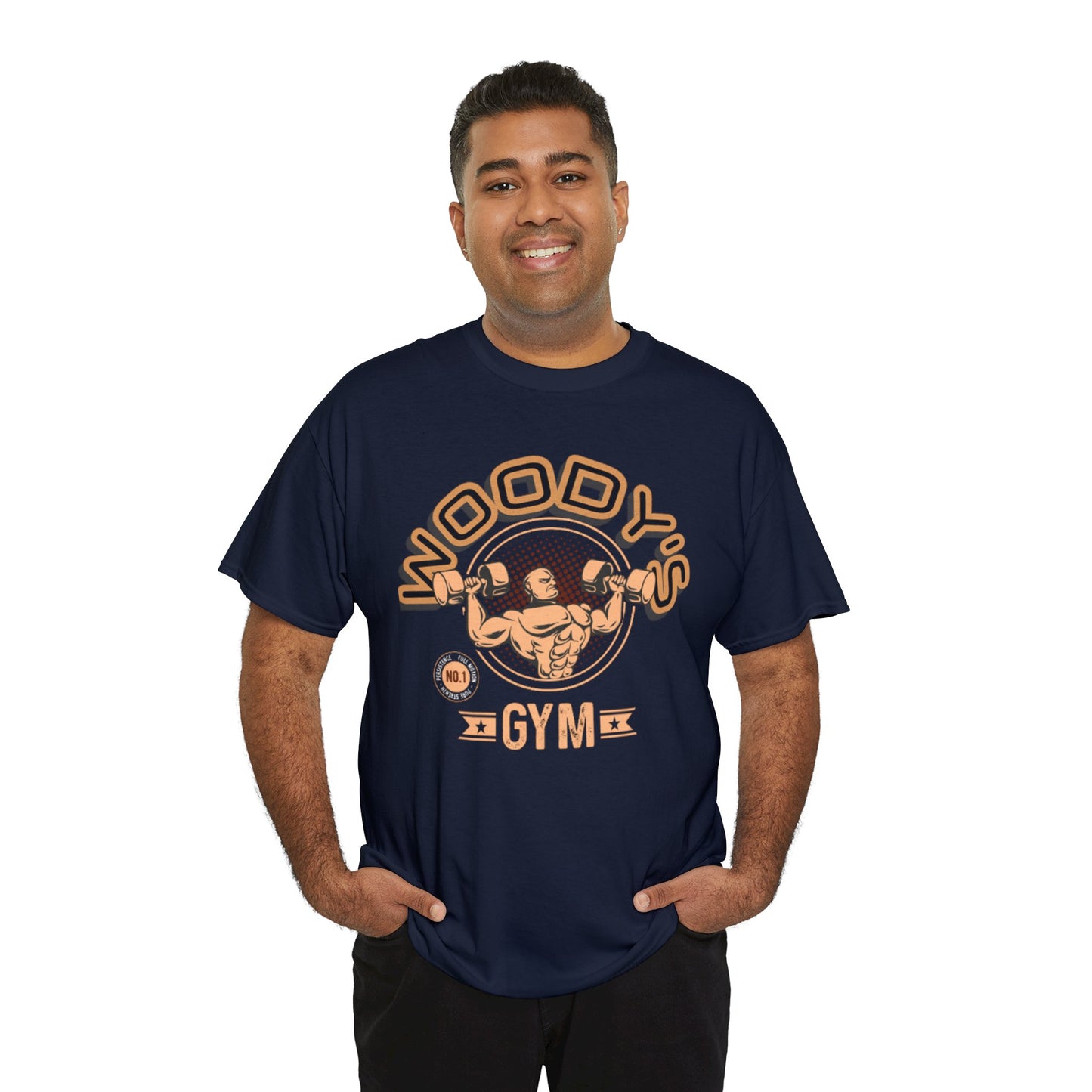 Woody's Gym Unisex Heavy Cotton Tee