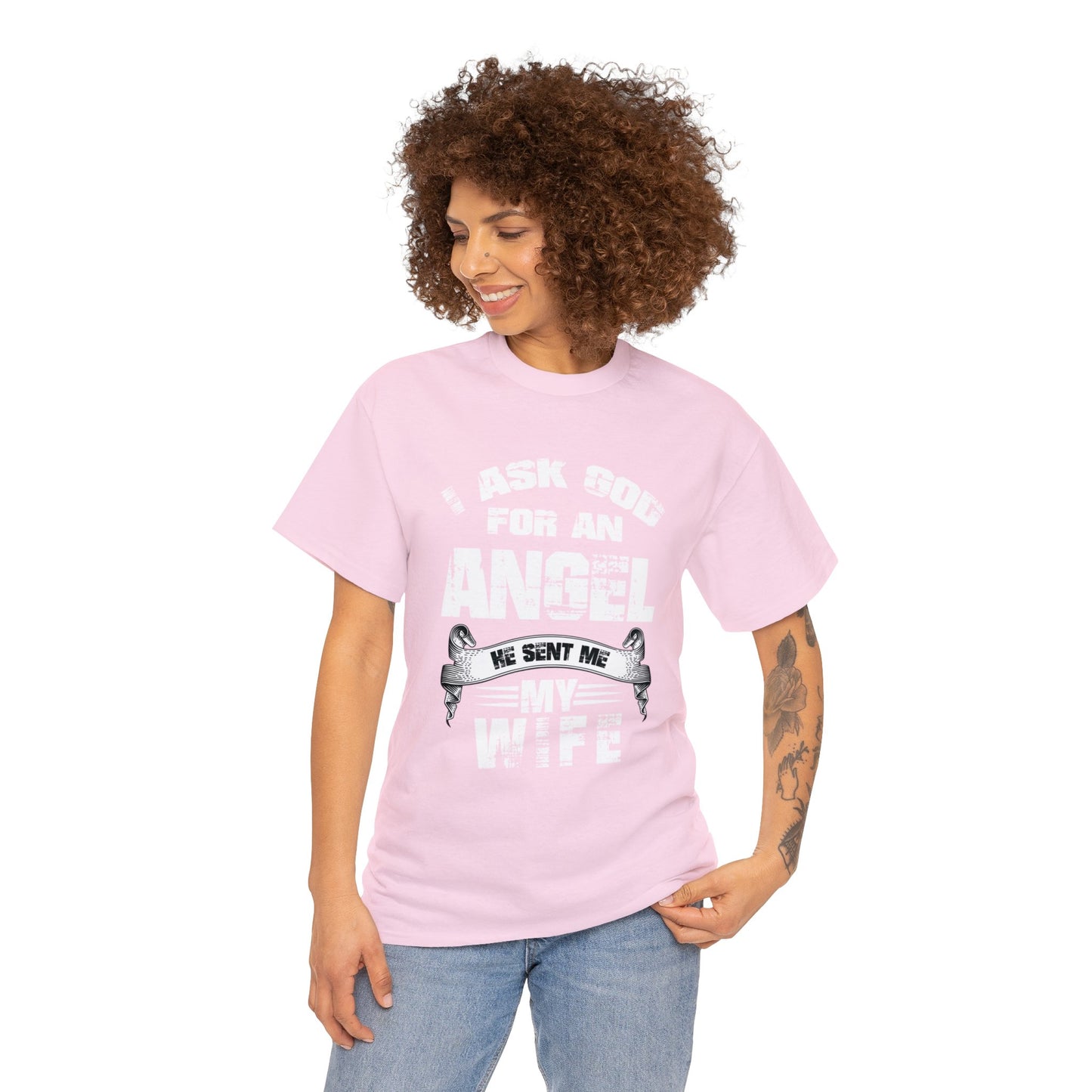 Wife Angel Unisex Heavy Cotton Tee