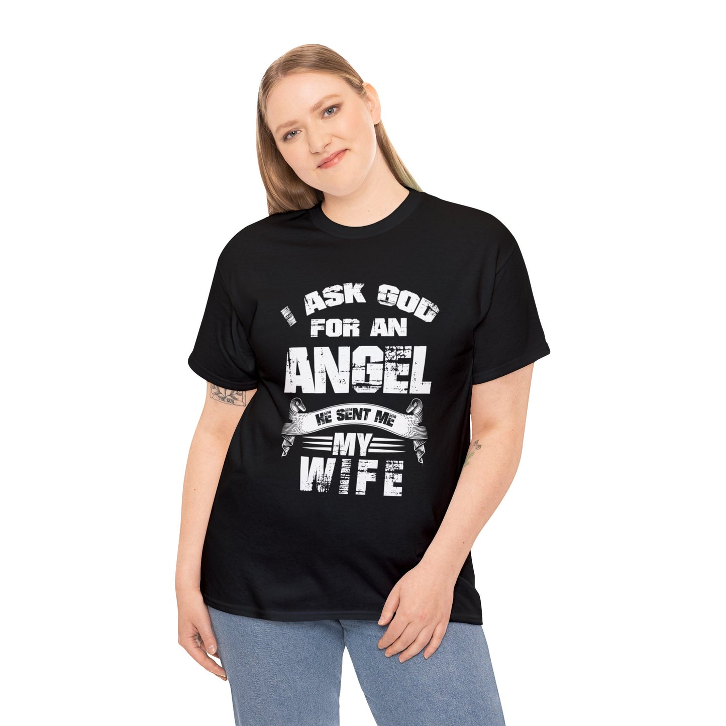 Wife Angel Unisex Heavy Cotton Tee