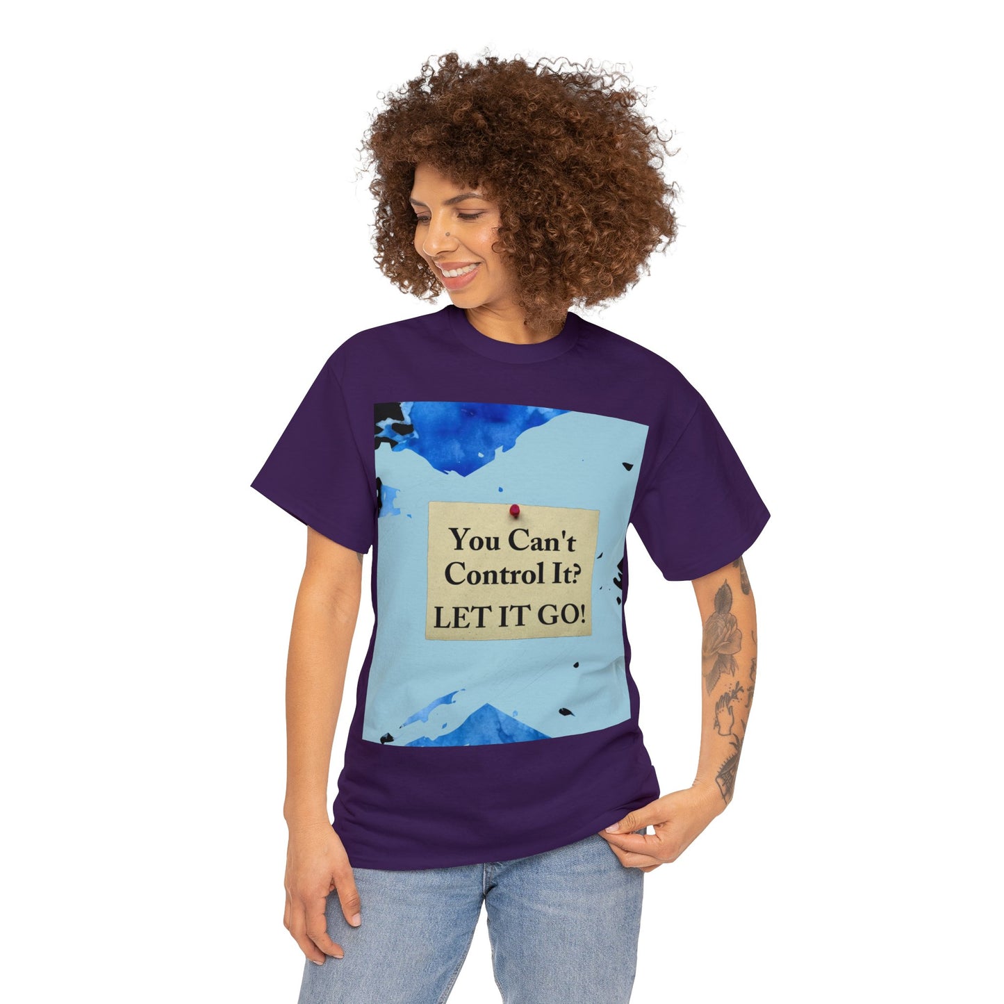 let it go Unisex Heavy Cotton Tee