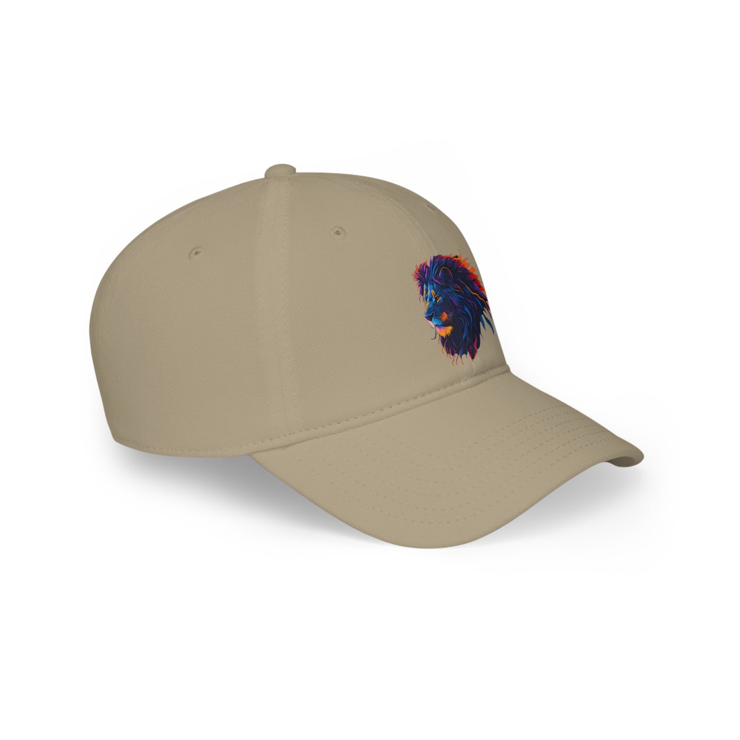 Colorful Lion Low Profile Baseball Cap