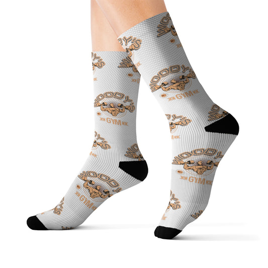 Woody's Gym Sublimation Socks