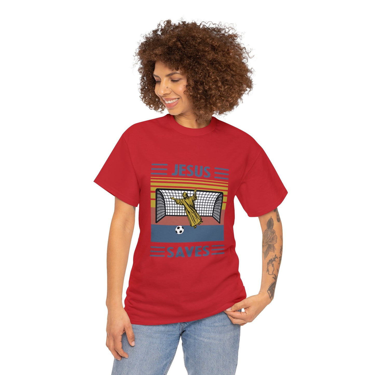 Jesus Saves Unisex Heavy Cotton Tee