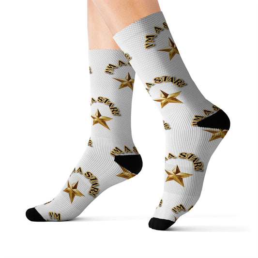 I'm A Star Sublimation Socks