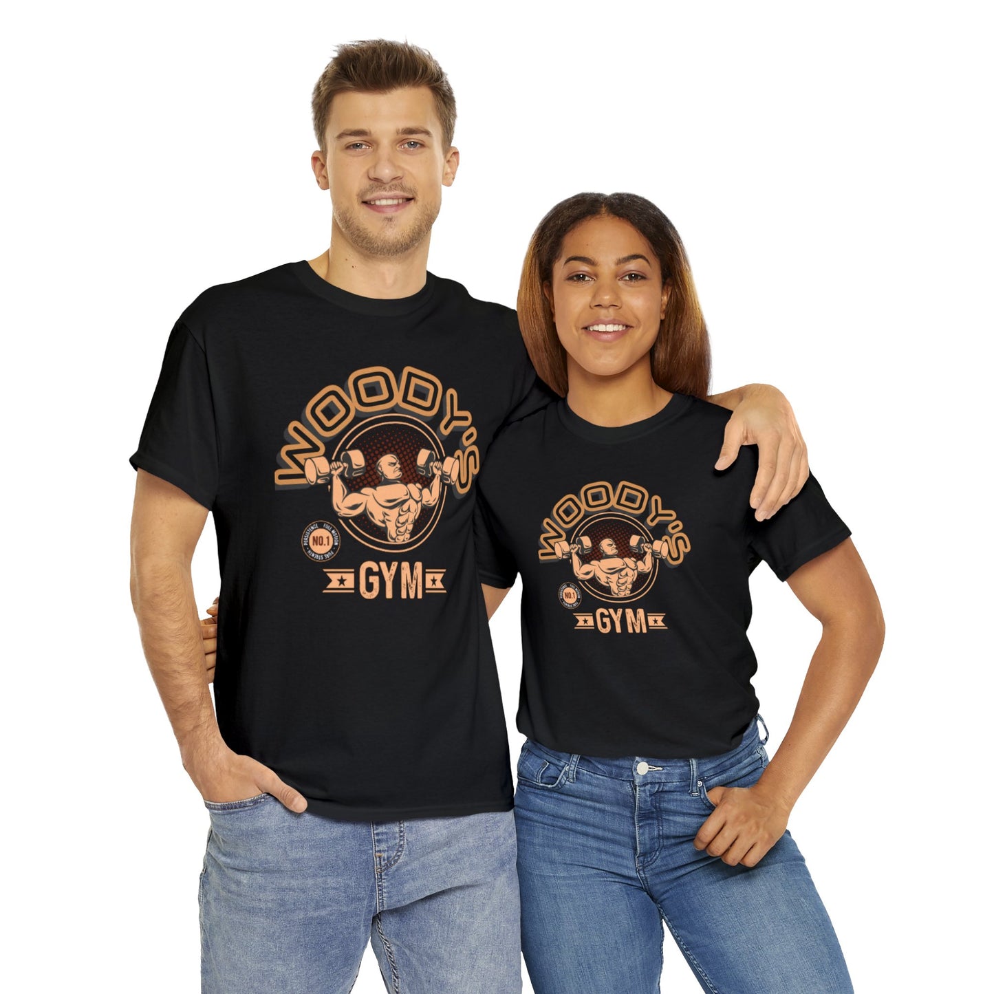 Woody's Gym Unisex Heavy Cotton Tee