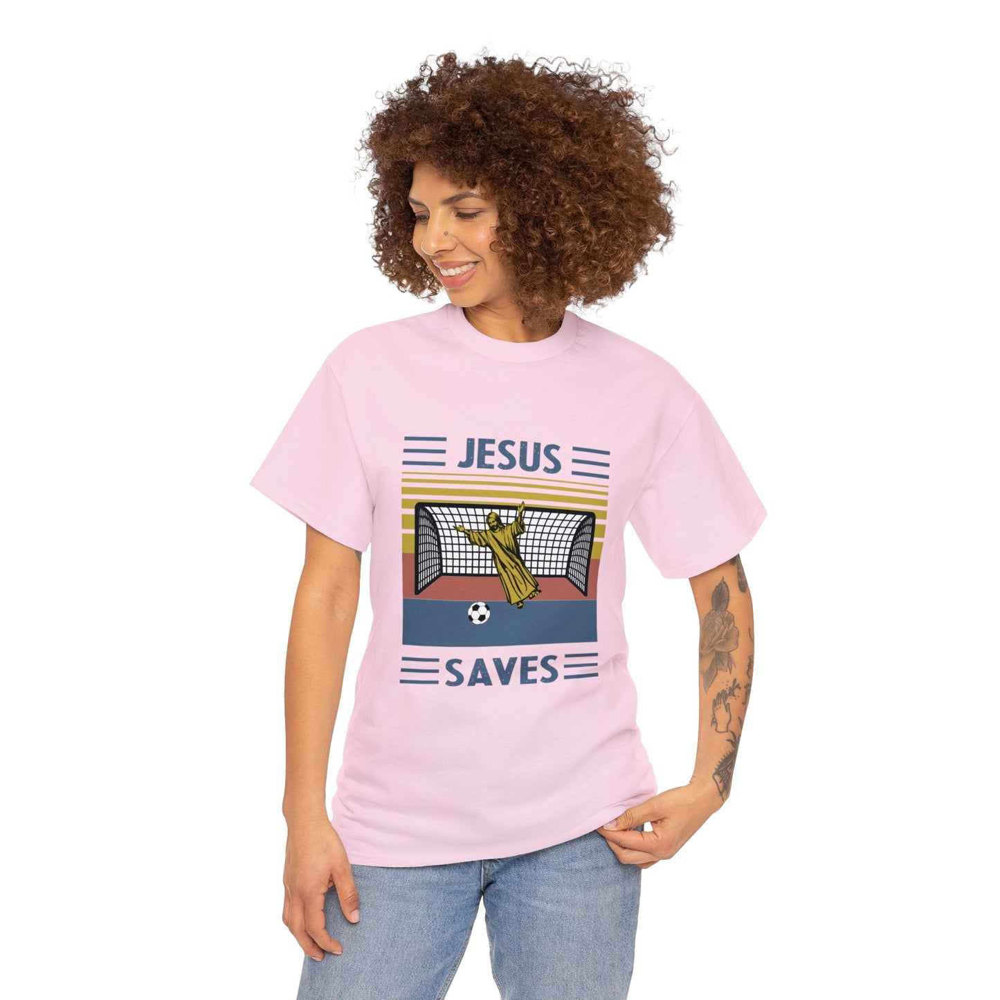 Jesus Saves Unisex Heavy Cotton Tee