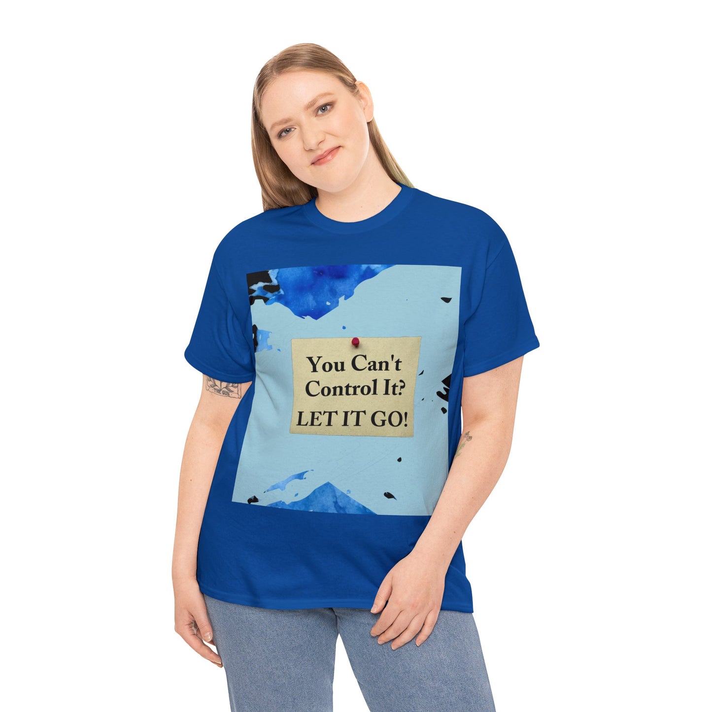 let it go Unisex Heavy Cotton Tee