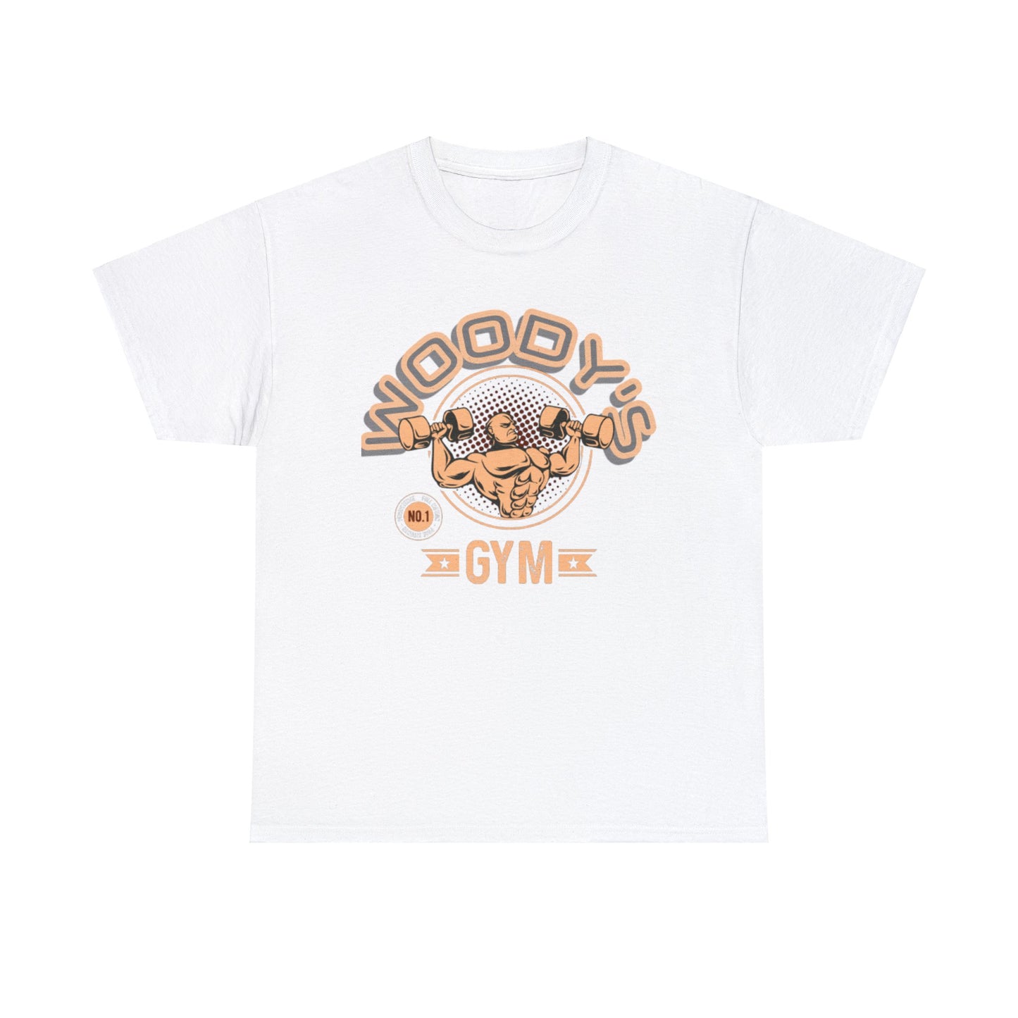 Woody's Gym Unisex Heavy Cotton Tee