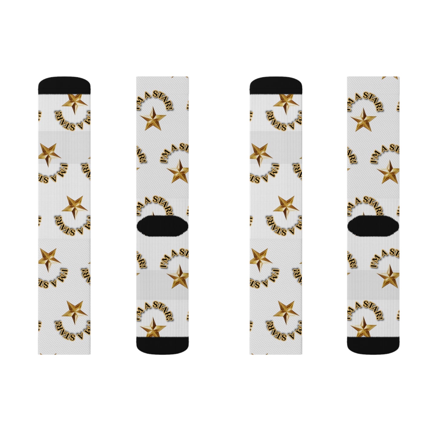 I'm A Star Sublimation Socks